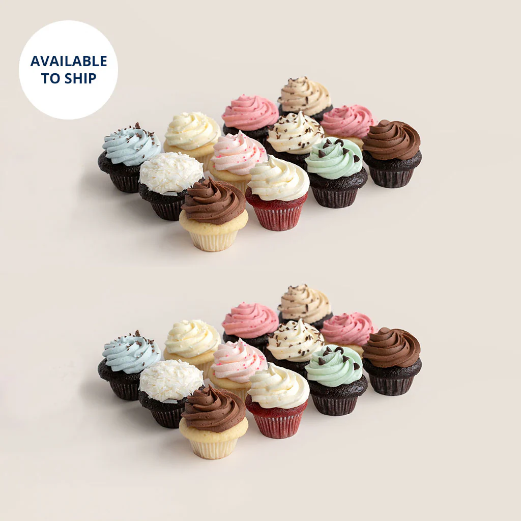 Classic Mini Cupcake Dozen (without nuts) | Two Pack