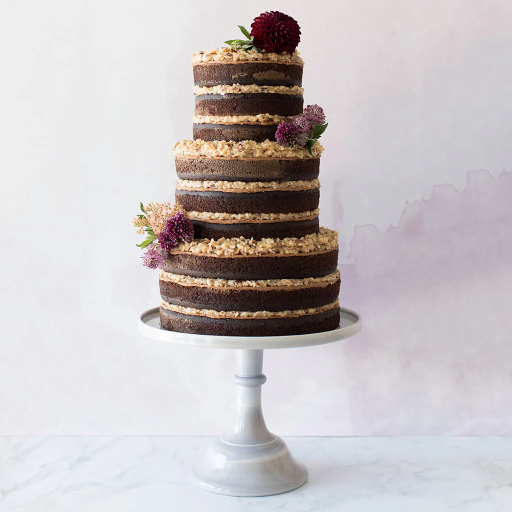 German Chocolate Tiered Cake