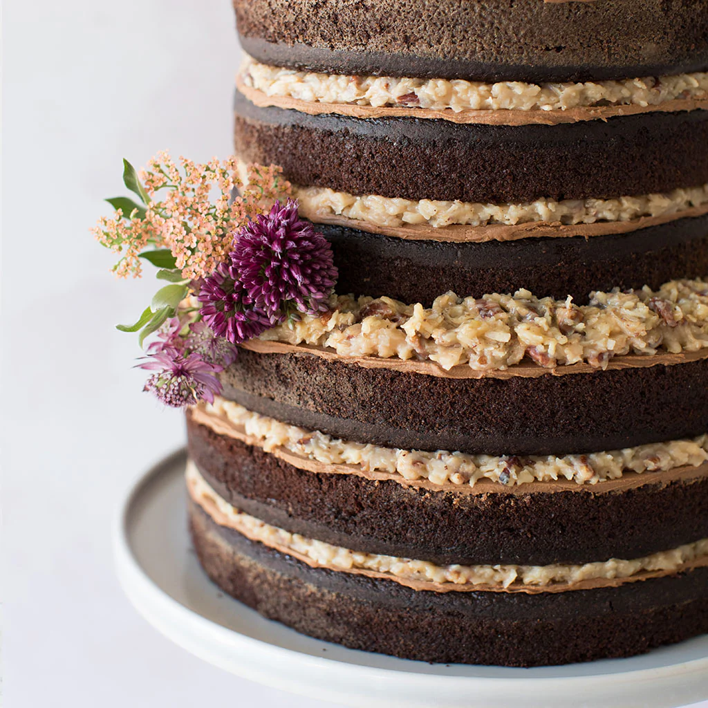 German Chocolate Tiered Cake - Image 2
