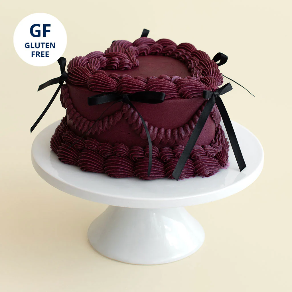 Gluten Free Heart Bow Cake