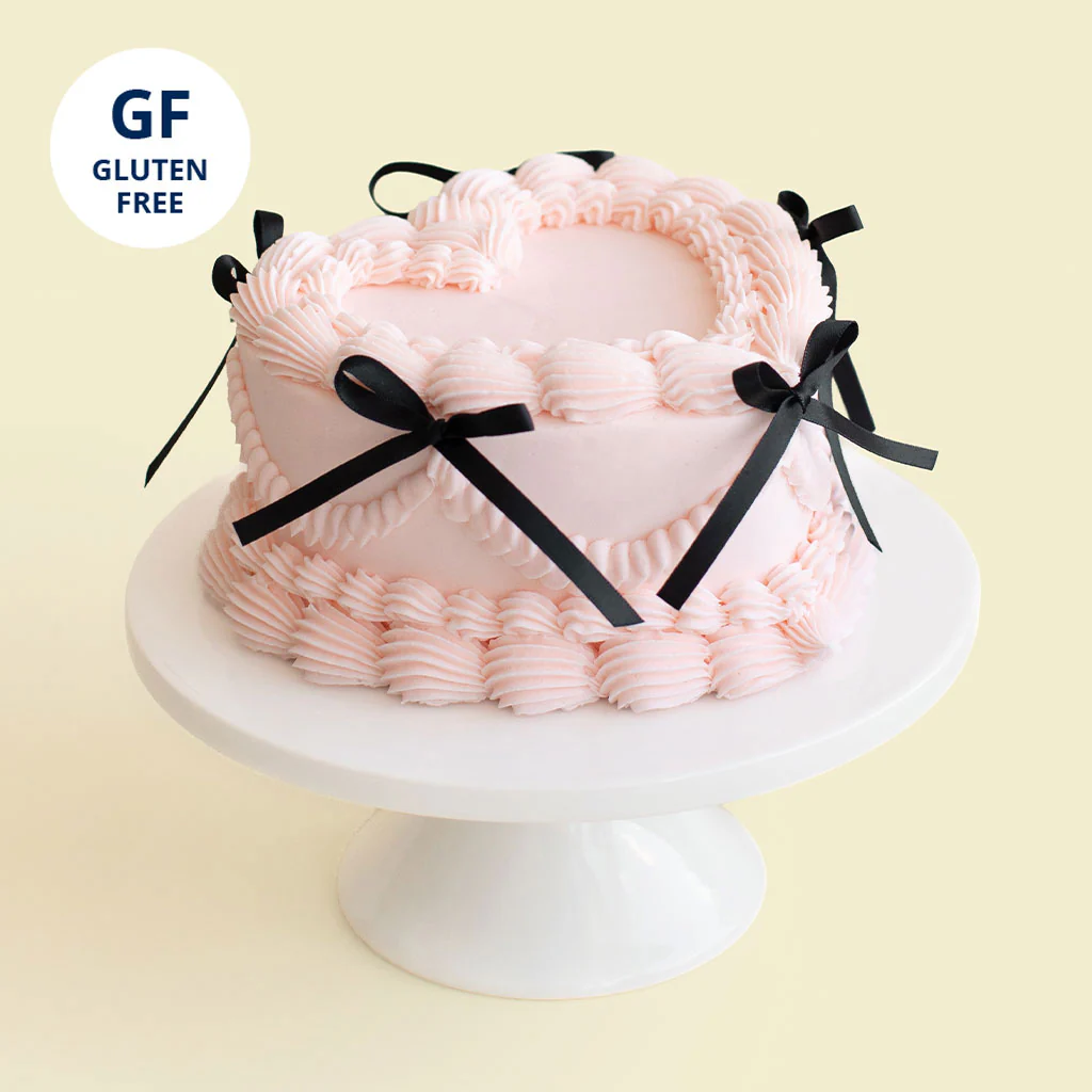 Gluten Free Heart Bow Cake - Image 2