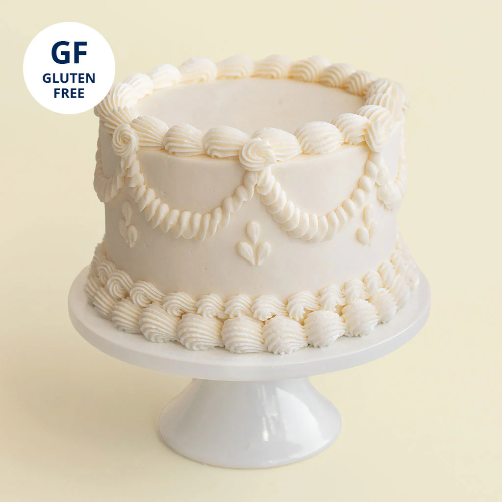 Gluten Free White Bridgerton Cake