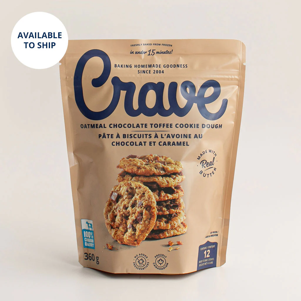 Oatmeal Chocolate Toffee Cookie Dough