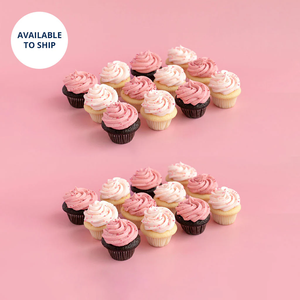 Pink Mini Cupcake Dozen | Two Pack